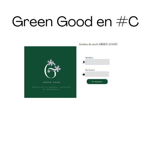 GREEN GOOD en #C